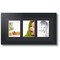 ArtToFrames Collage Photo Picture Frame with 3 - 3.5x5 inch Openings, Framed in Black with Over 62 Mat Color Options and Regular Glass (CSM-3926-29)